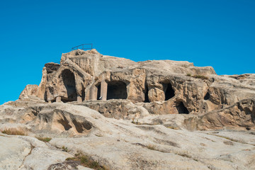 Old cave city Uplistsikhe in Caucasus region, Georgia