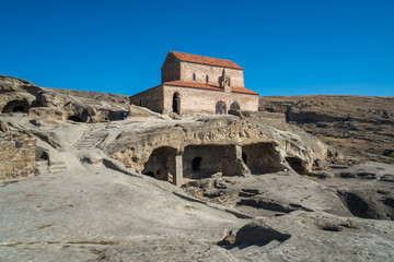 Old cave city Uplistsikhe in Caucasus region, Georgia