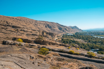Old cave city Uplistsikhe in Caucasus region, Georgia
