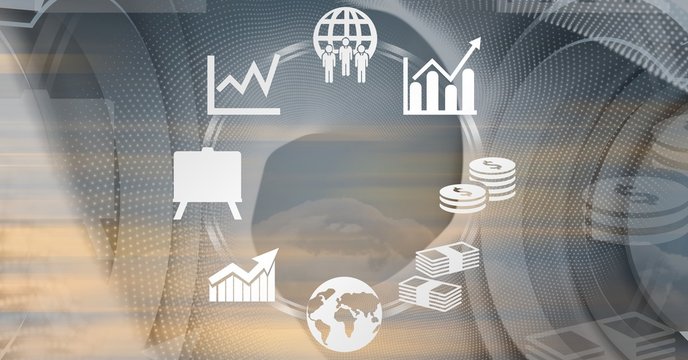 round interface in space - Powered by Adobe