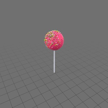 Cake pop with sprinkles 6