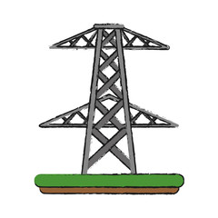 electric tower icon image vector illustration design