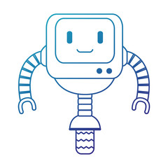 electronic robot with wheels