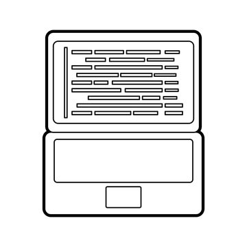 laptop coding concept web developer programming screen code
