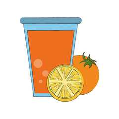 fruit juice icon image vector illustration design