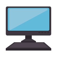 computer desktop isolated icon