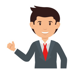 businessman avatar character icon