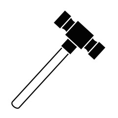 hammer tool isolated icon