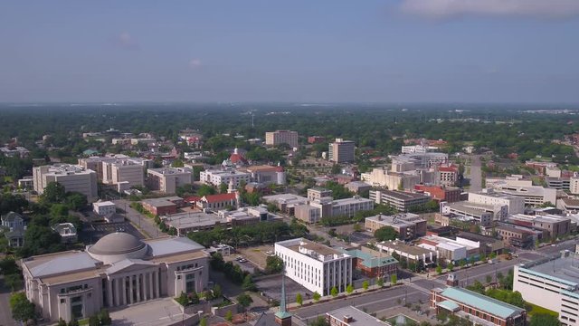 Aerial Alabama Montgomery July 2017 Sunny Day 4K Inspire 2