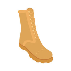 mens shoe vector illustration in cartoon style