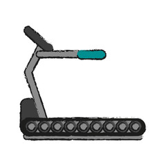 Gym walker machine icon vector illustration graphic design
