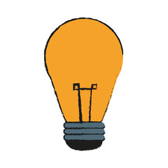 Obraz premium regular lightbulb icon image vector illustration design