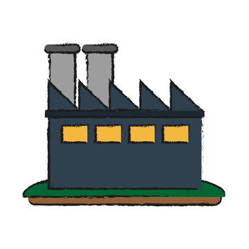 Factory plant symbol icon vector illustration graphic design