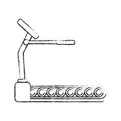 Gym walker machine icon vector illustration graphic design