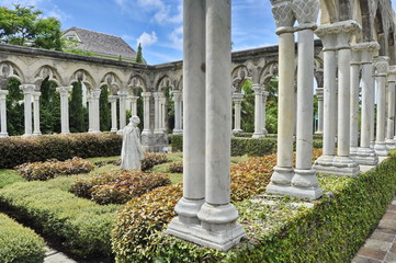 Columns in Versailles Gardens, Nassau, Bahamas