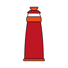 Water thermo bottle icon vector illustration graphic design