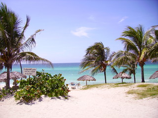 Fototapeta premium Plage à Cuba