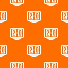 Soccer scoreboard pattern seamless