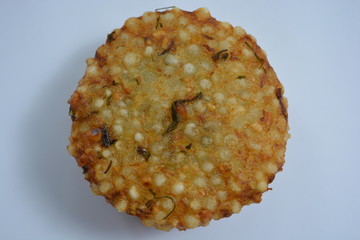 Indian traditional Sabudana Vada / Sago Cutlets.
