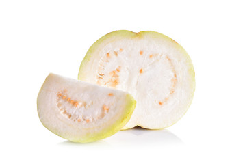Guava on a white background