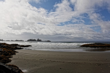 Tidal, Beach, View, Tofino, British Columbia, Canada