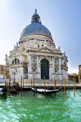 Obraz na płótnie Canvas Venice - Grand Canal and Basilica Santa Maria della Salute