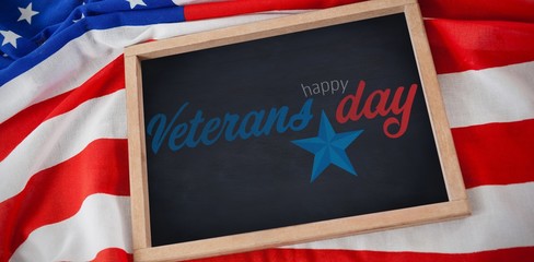 Composite image of logo for veterans day in america 