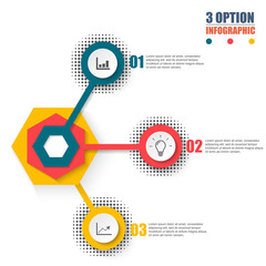 Obraz premium Abstract infographics number options template. Vector illustration. Can be used for workflow layout, diagram, business step options, banner, web design