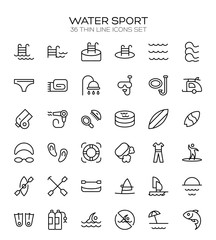 Naklejka premium Sport icon set.
