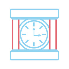 clock  vector illustration