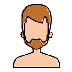 young man shirtless avatar character