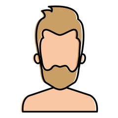 young man shirtless avatar character