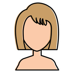 beautiful woman shirtless avatar character