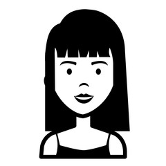 beautiful woman avatar character