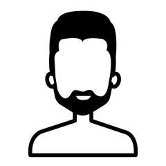 young man shirtless avatar character