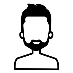 young man shirtless avatar character