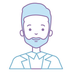 businessman avatar character icon vector illustration design
