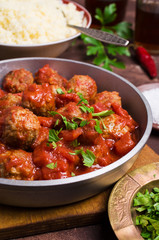 Traditional spicy meatballs