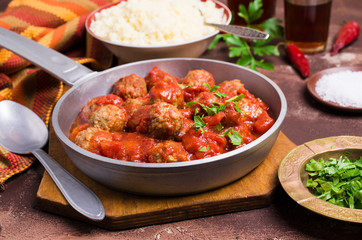 Traditional spicy meatballs