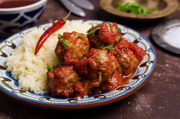 Traditional spicy meatballs