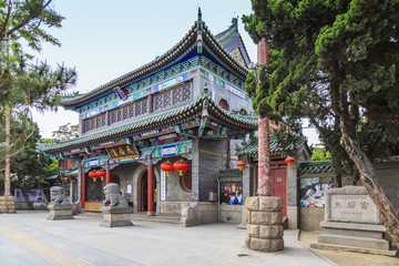Obraz premium The beautiful architectural landscape and urban scenery of Qingdao