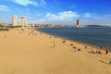 The beautiful architectural landscape and urban scenery of Qingdao