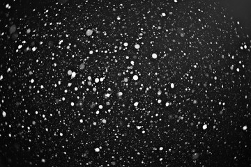 snow on a black background texture overlay bokeh highlights