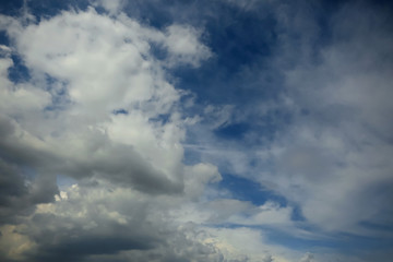Naklejka na ściany i meble Texture of clouds in the sky