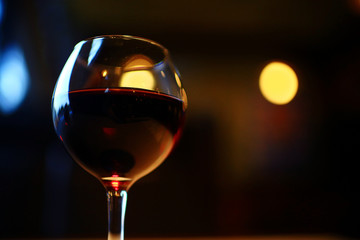 glass restaurant table wine serving