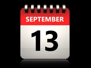 3d 13 september calendar