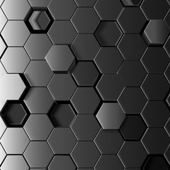 Abstract hexagonal background