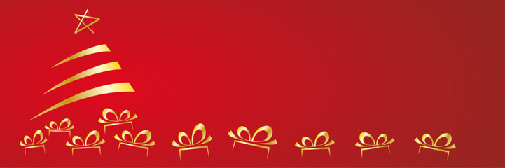 Vector banner, christmas discounts and promotions