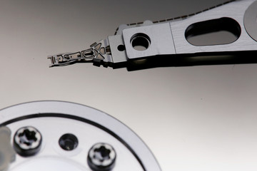 Computer hard drive data storage technology