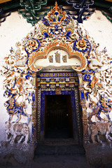 in a Buddhist monastery in Tibet